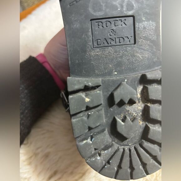 Rock and Candy Hensley Black Boots with Rhinestone Detail size 8 - Picture 9 of 10